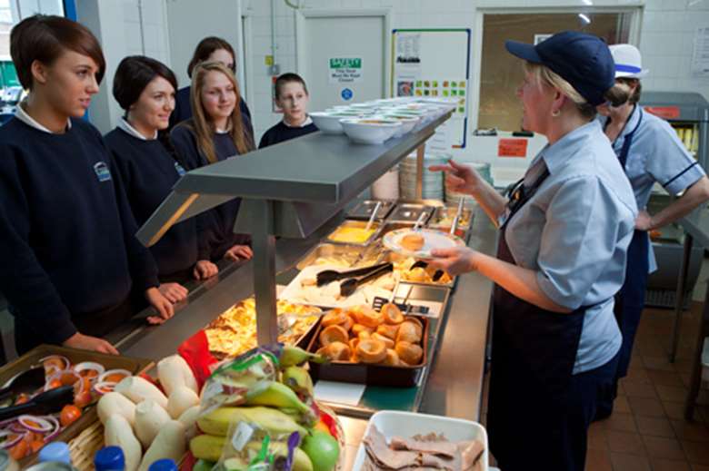 Some children from poor families are missing out on free school meals because their parents have no access to benefits as a result of their immigration status. Picture: The School Food Trust