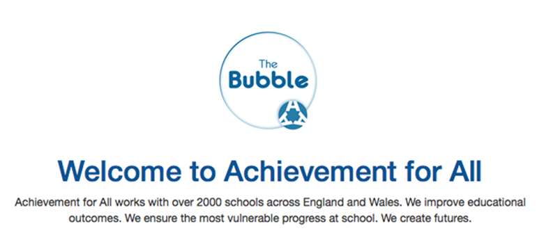 The Bubble is a free online training platform with resources, tools and knowledge for teachers and other school staff