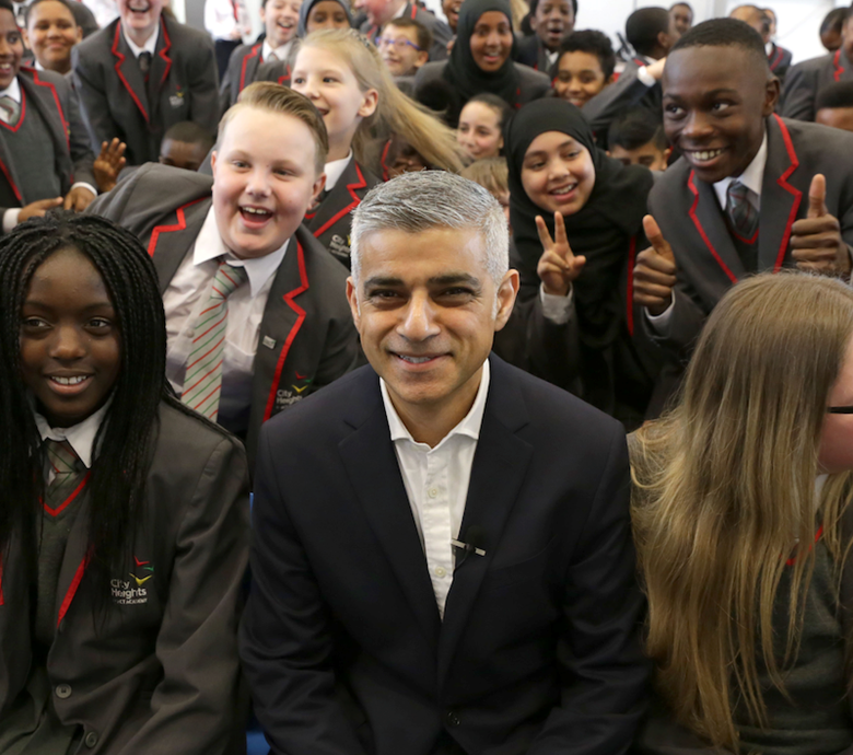 London Mayor Sadiq Khan said the most disadvantaged children "too often" miss out on early years education. Picture: London Mayor's Office