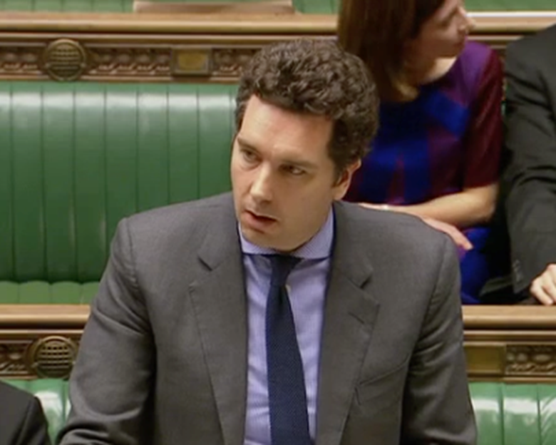 Children's minister Edward Timpson said the DfE is working on ways to better identify young carers. Picture: UK Parliament