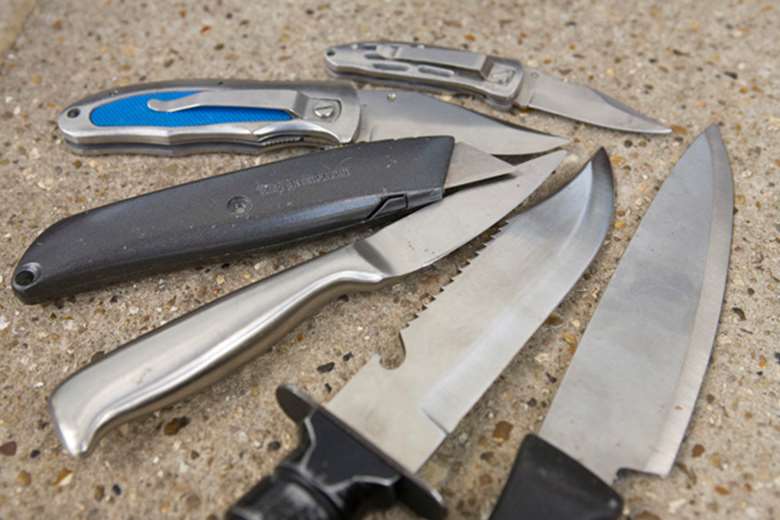 Half of all serious youth violence in 2015/16 involved knives. Picture: Alex Deverill