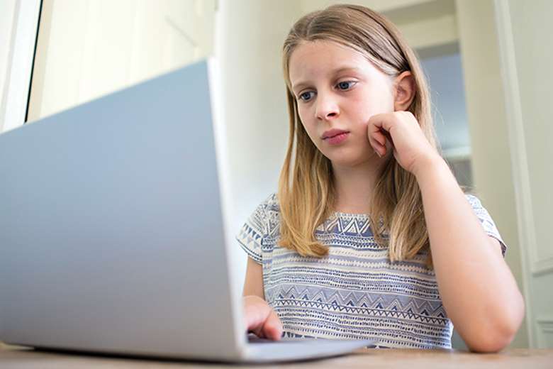 A child is subject to online abuse every 16 minutes in England and Wales, the NSPCC says. Picture: Adobe Stock/posed by model