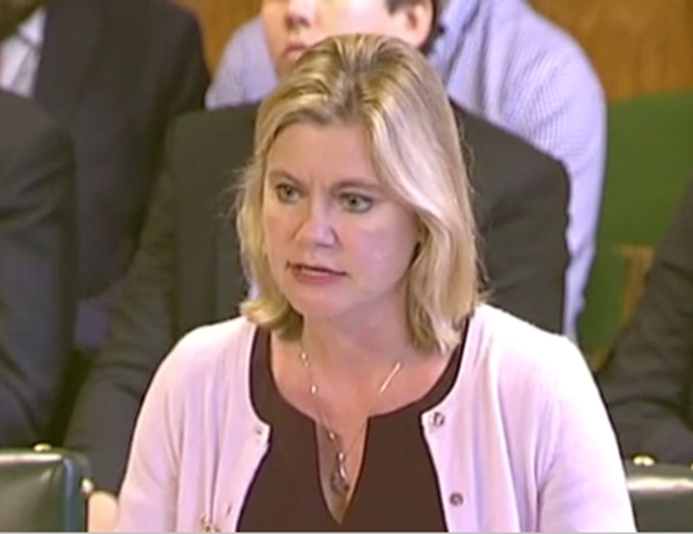 Education Secretary Justine Greening said it is up to councils to generate more money to maintain children's centres. Picture: UK Parliament