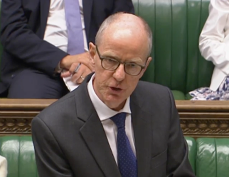  Schools minister Nick Gibb told MPs the government will not pursue plans to scrap free school meals for infants. Picture: UK Parliament