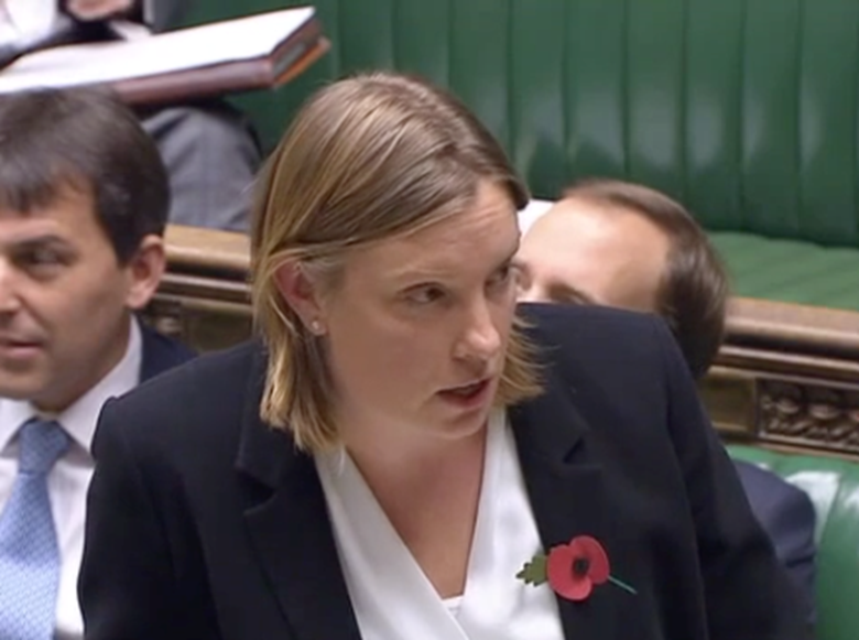 Youth minister Tracey Crouch said a civil society strategy will provide an opportunity to explore ways to build new partnerships "within and between sectors and communities". Picture: Parliament TV
