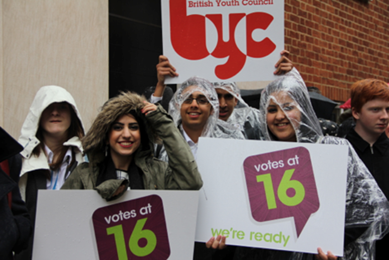 Calls for the voting age to be lowered to 16 have been growing in recent years. Picture: British Youth Council