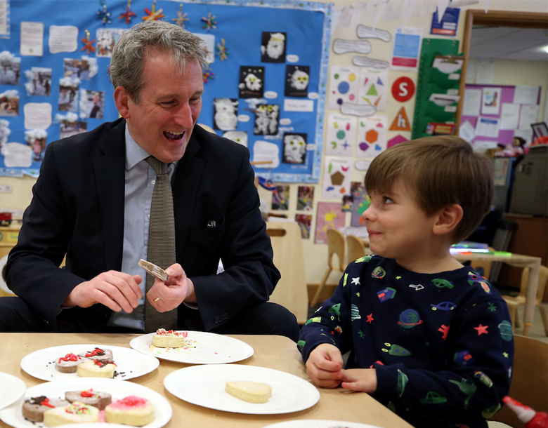 Education Secretary Damian Hinds has announced that plans to scrap the childcare vouchers scheme have been delayed. Picture: Action for Children