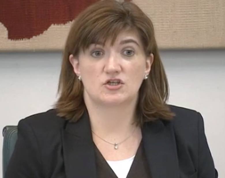 Treasury select committee chair Nicky Morgan said government figures on 30 hours funding are "misleading and out of date". Picture: UK Parliament