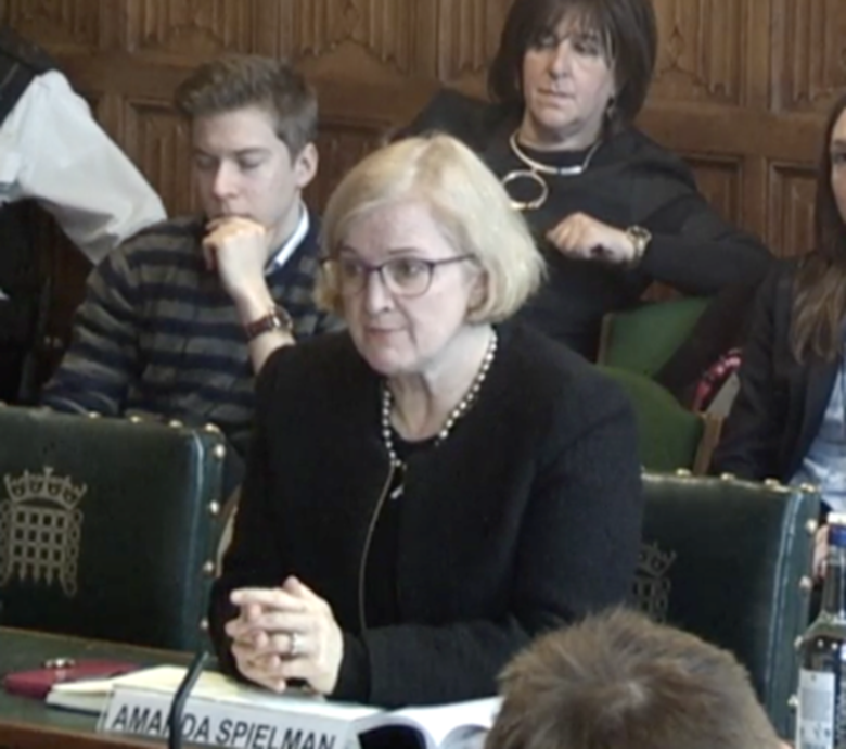 Ofsted chief inspector Amanda Spielman wants the power to enter suspected unregistered schools and seize evidence. Picture: UK Parliament