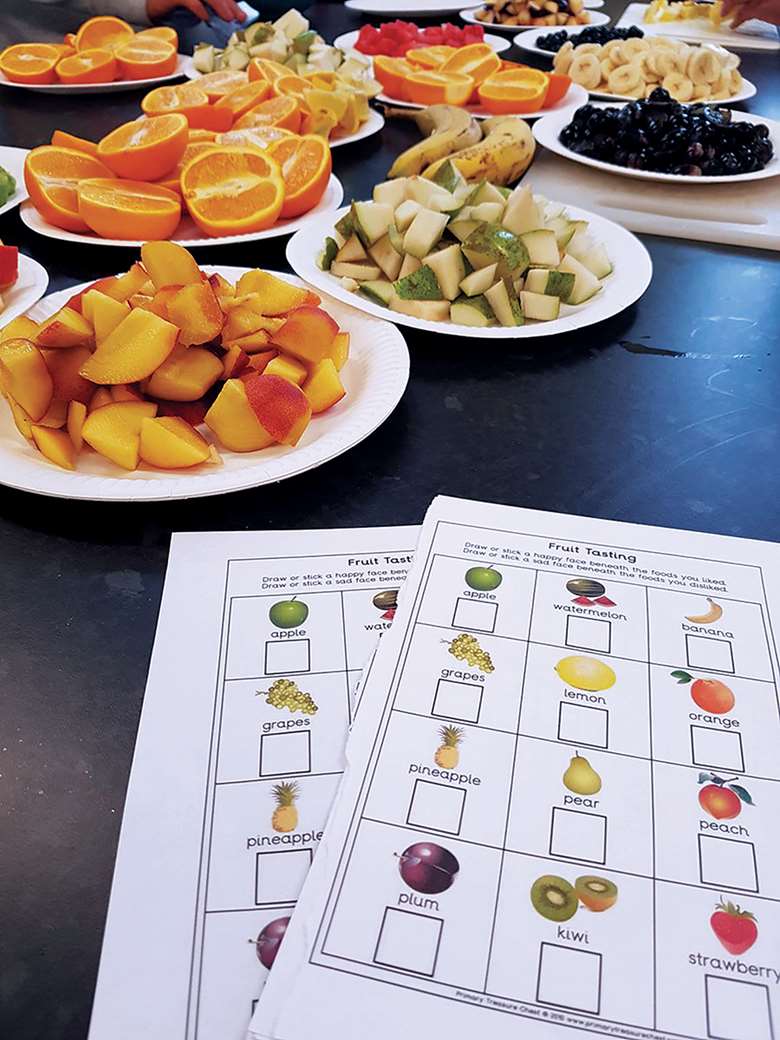 Participants in the programme were encouraged to taste different foods and make simple menu swaps to live healthier lives