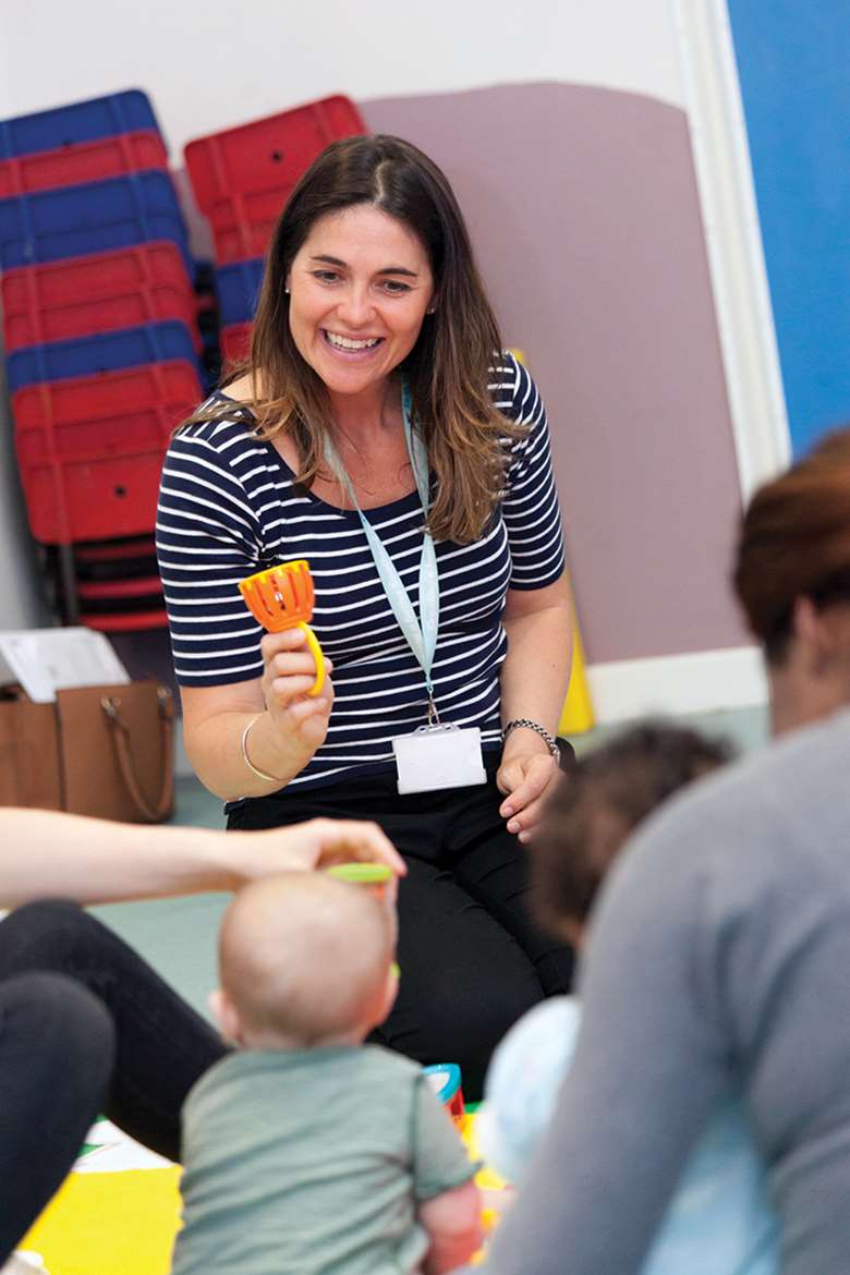 Speech and language therapists signpost families to the most appropriate courses