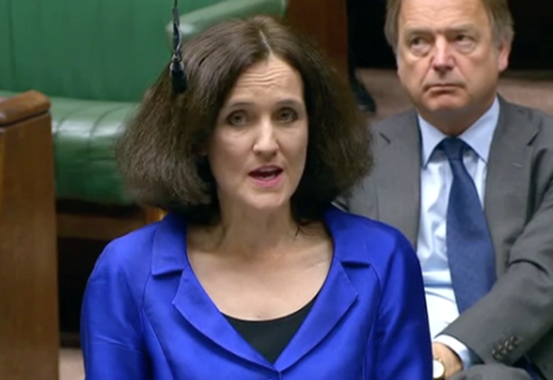 Theresa Villiers has called for reform of the criminal records system for childhood offences. Picture: UK Parliament