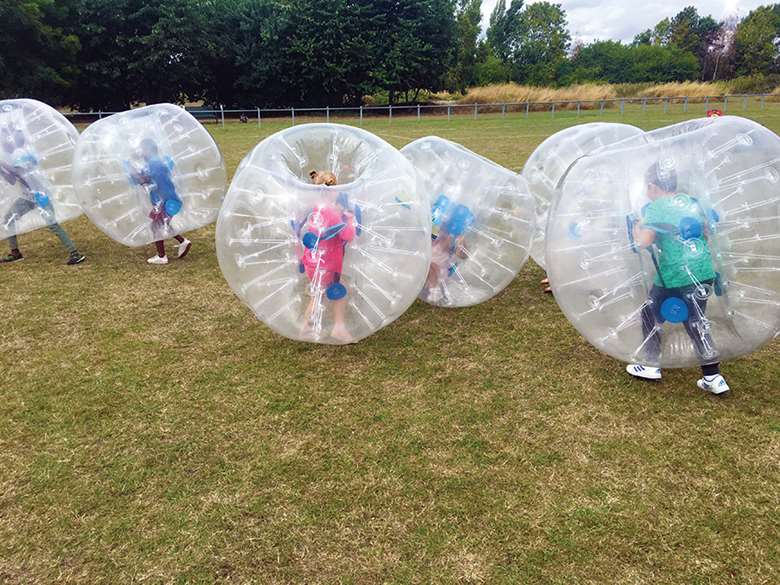 Zorb football has helped to engage young people in Doncaster and drive down the number of first-time offenders in the area