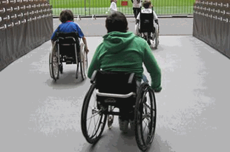 The right wheelchair gives disabled children independence. Image: Whizz Kidz
