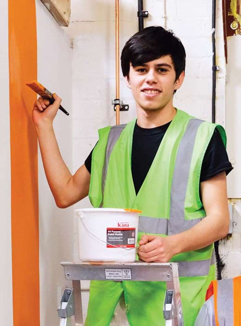 The Build Salford trainee programme has boosted Jaden’s experience and confidence 