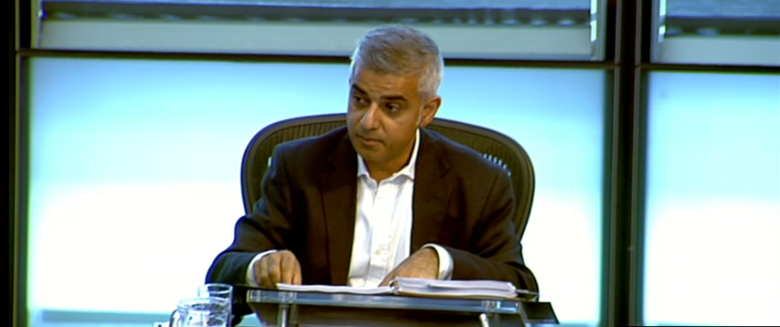 London Mayor Sadiq Khan is inviting applications for the Young Londoners Fund. Picture: London Assembly Webcasts