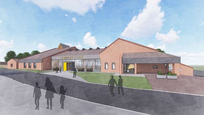 The converted community building will house a range of services, according to the YMCA. Picture: LSI Architects