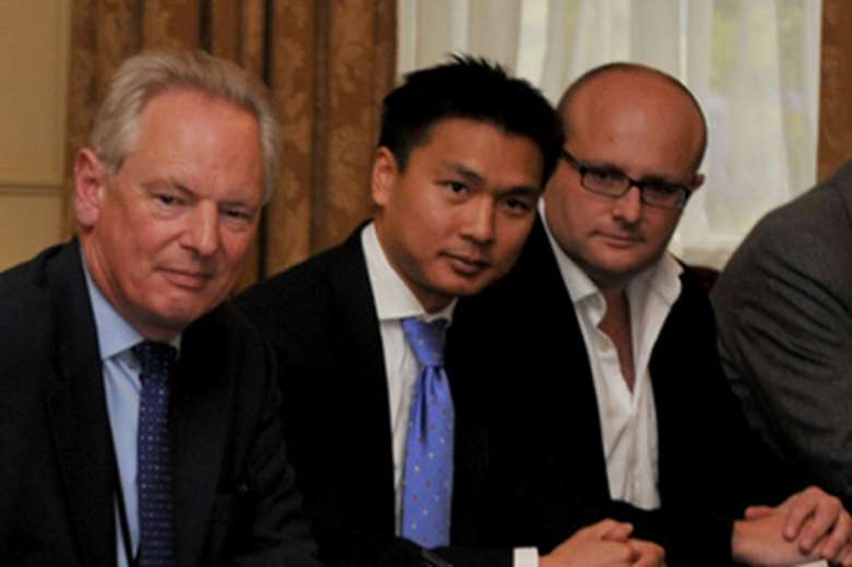 Lord Wei (centre) was appointed as the government's big society adviser in May last year. Image: Crown Copyright
