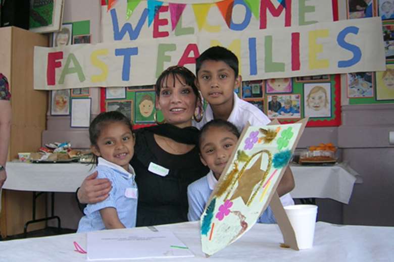 The Fast programme encourages parents to take part in a variety of activities with their children at school 