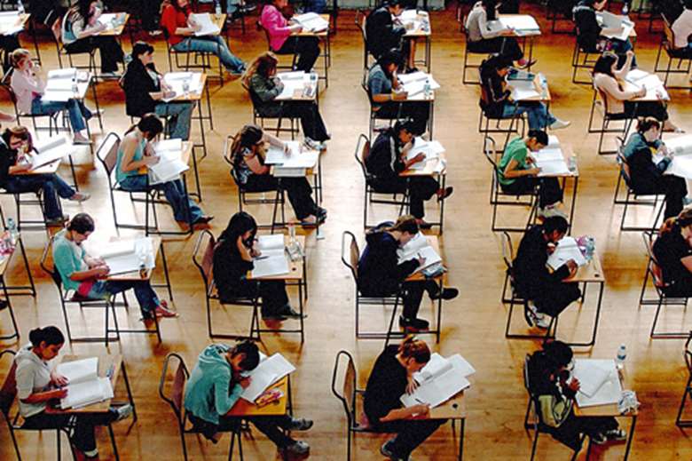 Sustained levels of stress at exam time can be harmful to young people. Image: PA Photos