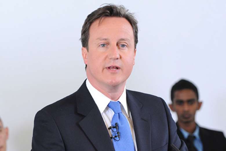 Cameron: 'This is pure criminality and it has to be defeated'. Image: David Devins