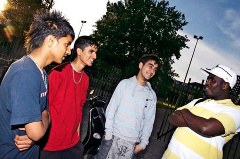 Detached youth workers engage young people who might not attend youth clubs