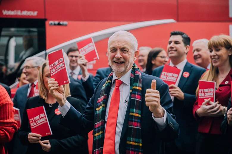 Jeremy Corbyn launches the Labour Party manifesto in Birmingham. Image: The Labour Party 