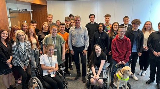The youth combined authority is made up of 25 young people from different backgrounds. Picture: Liverpool City Region Combined Authority