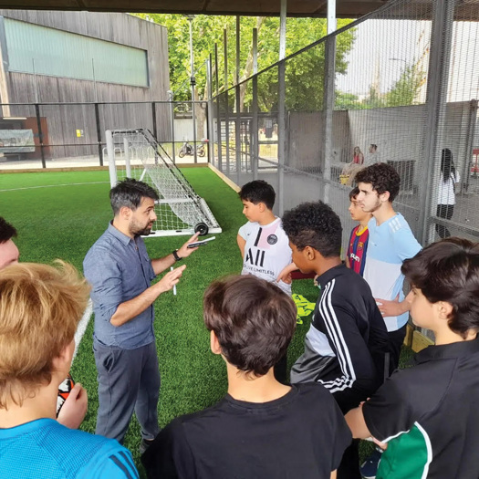 Sport & Thought sessions give young people the space to play out their emotions and reflect on their feelings among peers