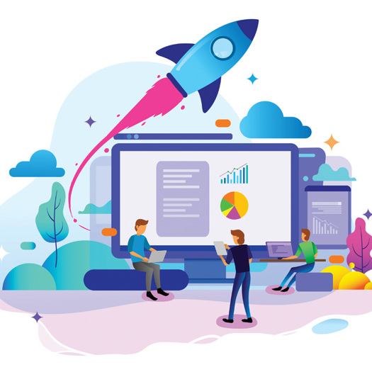 The pandemic compelled children’s services to move work onto digital platforms. Illustration: Vectorideas/Adobe Stock