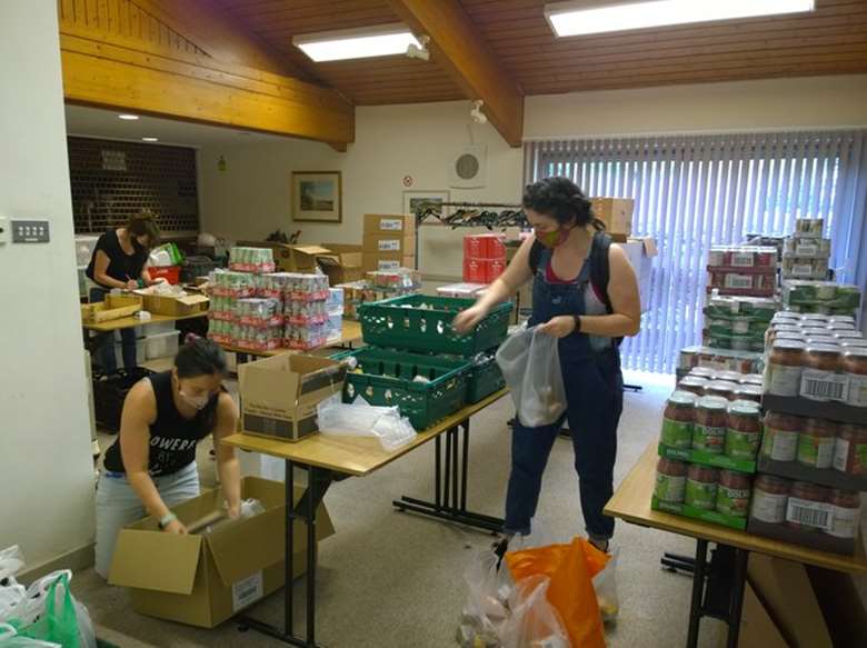 The government has pledged to fund food distribution charities. Picture: Sustain