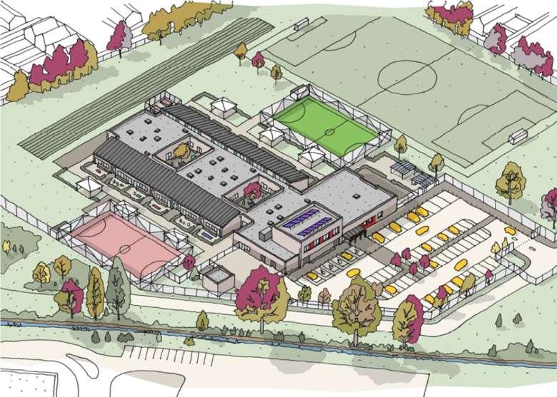 A first look at plans for the new Orion Academy. Picture: Oxfordshire County Council