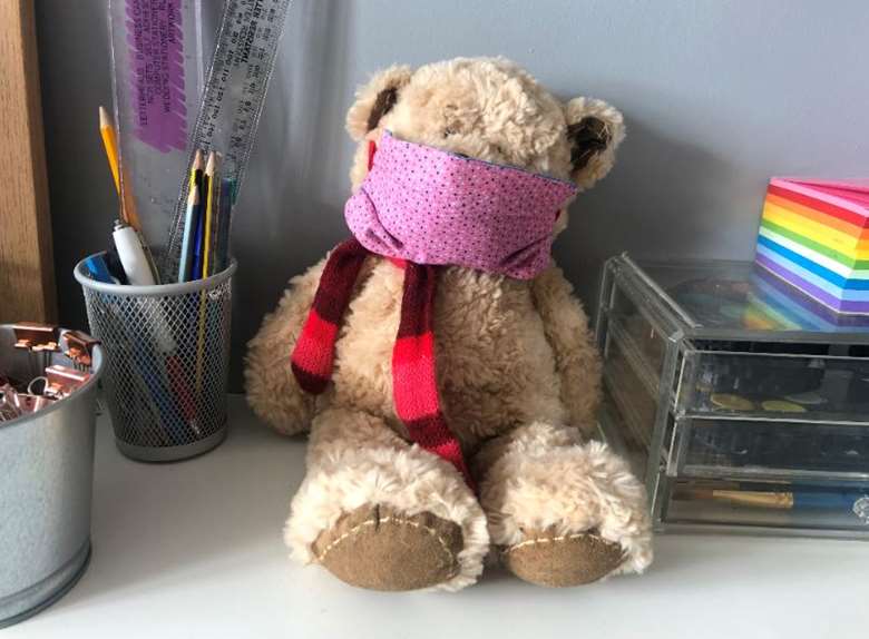 Social workers in Oxfordshire are using teddy bears to help relieve anxiety in children around Covid-19. Picture: Oxfordshire County Council