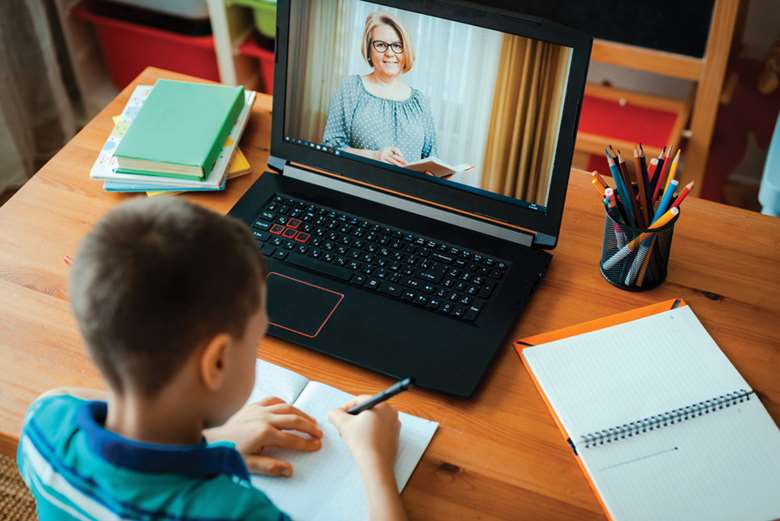 Some children have said they feel self-concious learning while on camera. Picture: Adobe Stock