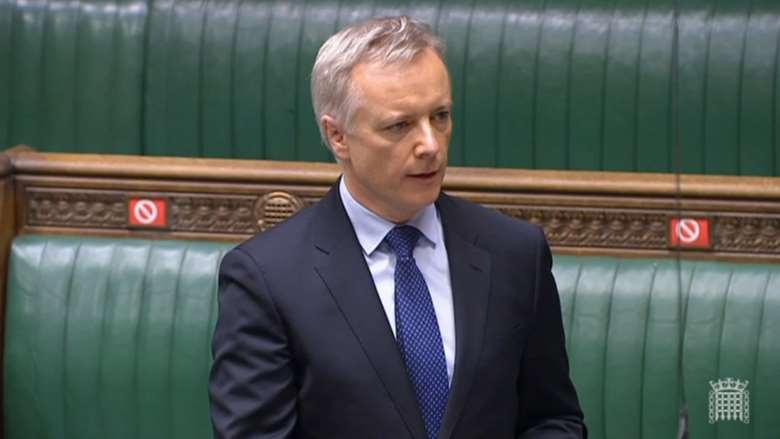 Rob Butler MP present the bill in the House of Commons. Picture: Rob Butler/Twitter