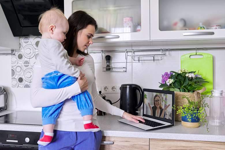 Overall, web-based parenting programmes had a medium effect on parent outcomes. Picture: Adobe Stock