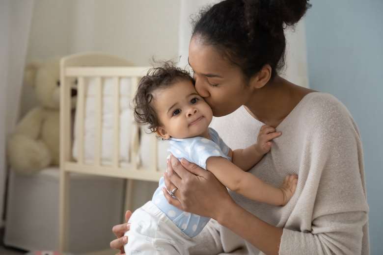 Parents are encouraged to slow down and repeat interactions with babies. Picture: Adobe Stock