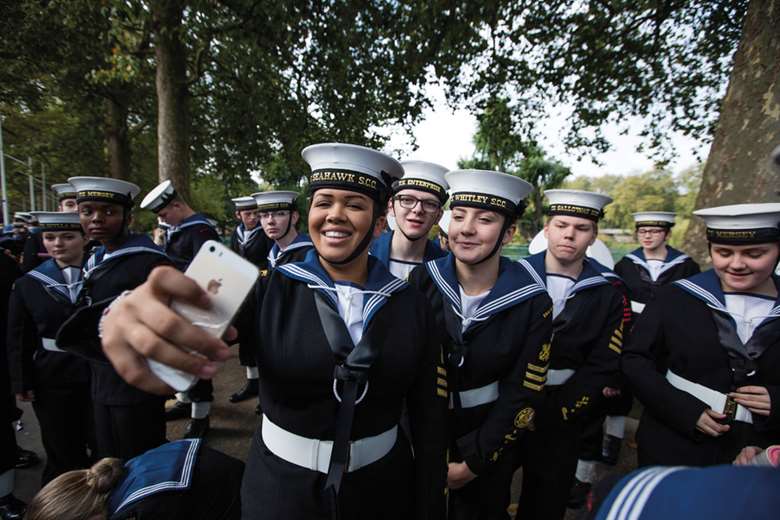 Generations of former Sea Cadets participants reported a range of developmental benefits to being members. Picture: Justin Sutcliffe/Sea Cadets