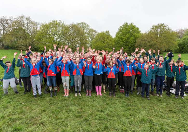 Girlguiding and Scouts have previously worked together to expand into disadvantaged areas. Picture: Scouts/Chris Barr