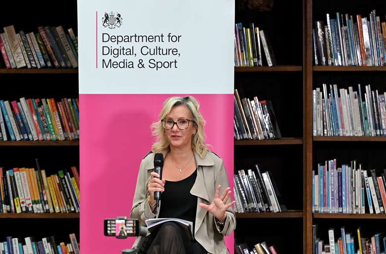Digital health minister Caroline Dineage launches the strategy. Picture: DCMS