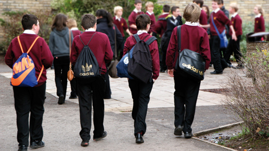 Pupils are returning to school after the summer holidays. Picture: Lucie Carlier