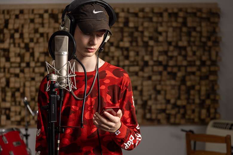 Groundwork helped Jake, 17, onto a music production course. Picture: Groundwork