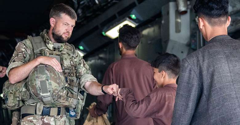 Thousands of people have been evacuated from Afghanistan. Picture: Ministry of Defence