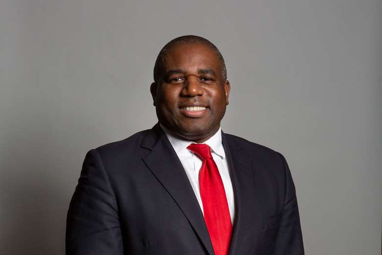 David Lammy previously called for 14 per cent of new recruits to be from BAME backgrounds. Picture: Parliament UK