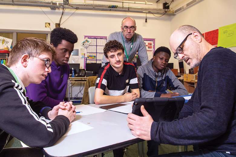 Melland High School pupils learned to develop their own digital projects while participating in the Digital Inc. programme