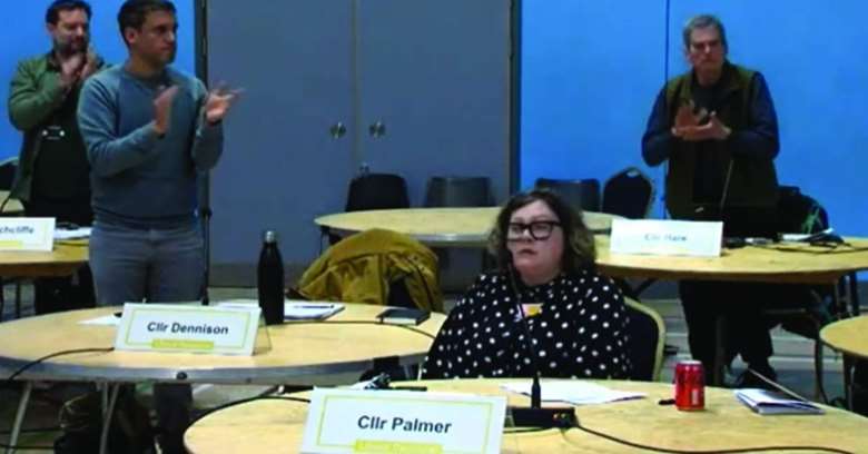 Councillor Tammy Palmer shares her experiences at a meeting of Haringey Council. Picture: Haringey Council
