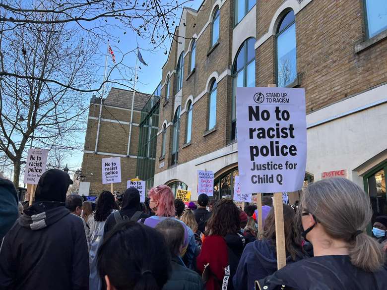 Hundreds of campaigners joined a rally in Hackney. Picture: Diane Abbott MP/Twitter