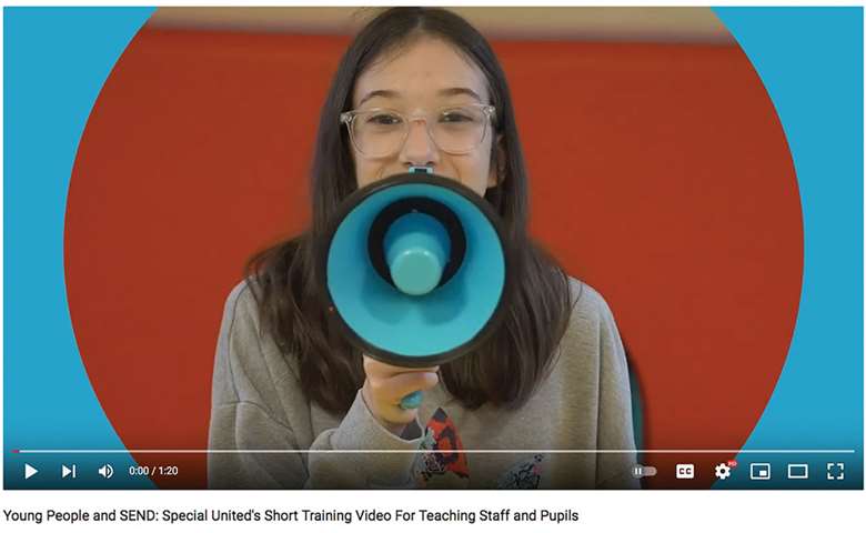 Young people with SEND explain how simple adjustments by professionals can make a big difference to their lives. Picture: YouTube