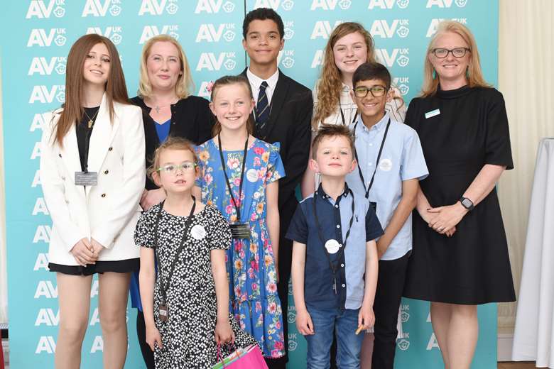 Deaf children spoke at the event alongside MP Emma Lewell-Buck and AVUK chief executive Anita Grover. Picture: AVUK