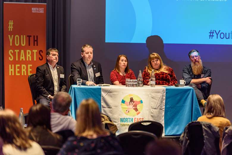 Youth work leaders meet at NEYA's inaugural conference in June 2022. Picture: NEYA